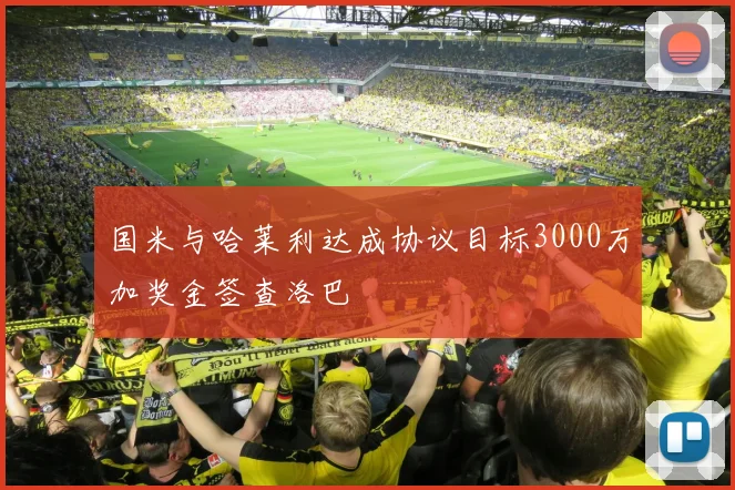 国米与哈莱利达成协议目标3000万加奖金签查洛巴